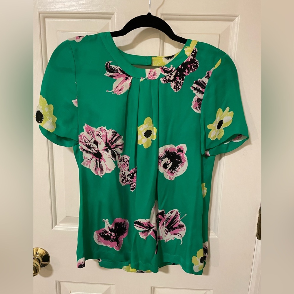 J. Crew 100% silk top